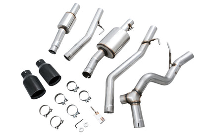 AWE Tuning 20-21 Jeep Gladiator JT 3.6L Tread Edition Cat-Back Dual Exhaust - Diamond Black Tip 3015-33101 3015-33101 Photo - out of package