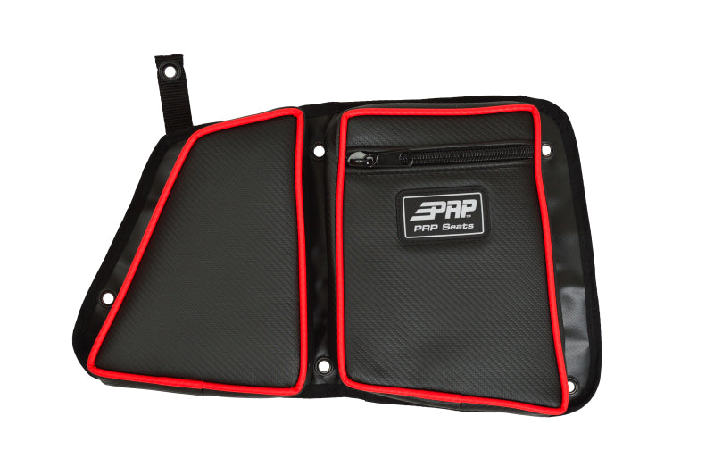 PRP Seats PRP Polaris RZR Rear Door Bag with Knee Pad for Polaris RZR/(Passenger Side)- Red E41-214 E41-214 Photo - Primary