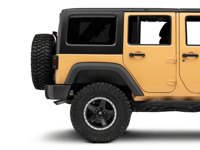 Raxiom 07-18 Jeep Wrangler JK Axial Series LED Tail Lights- Blk Housing (Clear Lens) J141585 J141585 Photo - Close Up