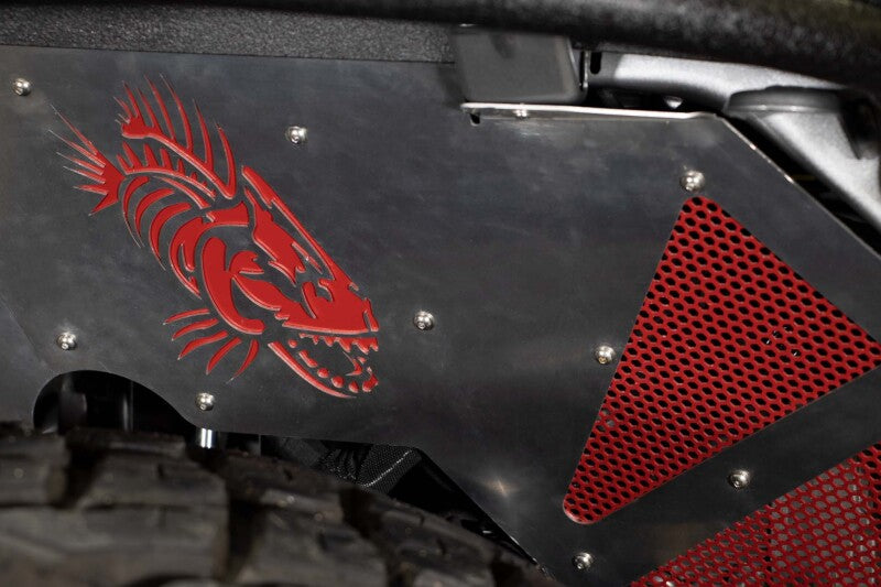 Fishbone Offroad 2018+ Jeep Wrangler JL Front Pair Aluminum Raw Inner Fenders FB33108F FB33108F Photo - lifestyle view