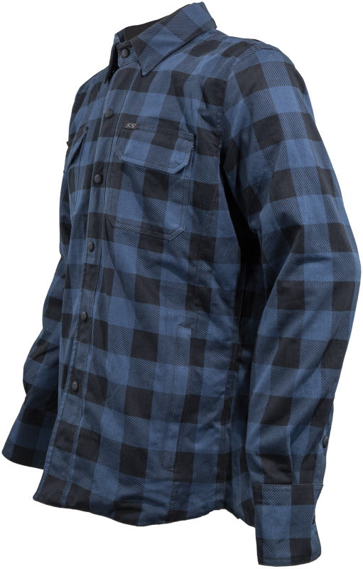 Speed and Strength True Grit Armored Motoshirt Navy/Black - Large 609890 609890 User 1