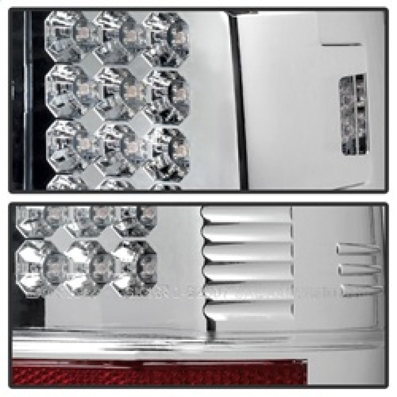 Spyder Ford Super Duty 08-15 LED Tail Lights Chrome ALT-YD-FS07-LED-C 5003904 5003904 Photo - Unmounted