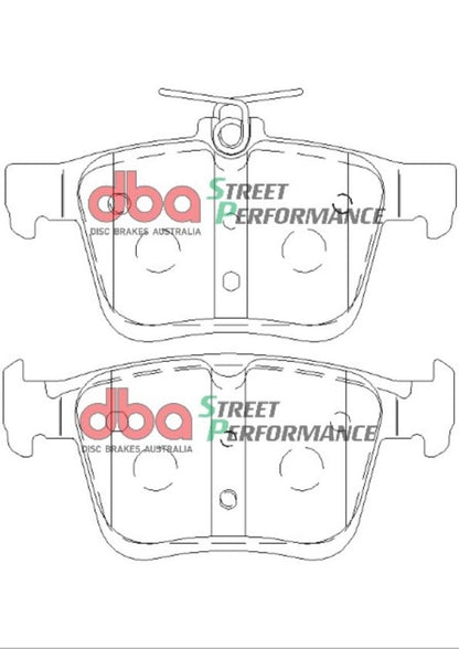 DBA Volkswagen Golf (MK7) SP Performance Rear Brake Pads DB2384SP DB2384SP Photo - out of package