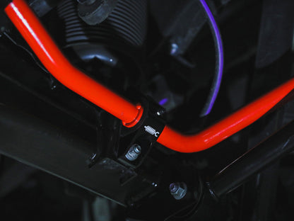 aFe Control 22-24 Toyota Tundra V6-3.5L (tt) Rear Sway Bar - Red 440-72T005RR 440-72T005RR Photo - Mounted