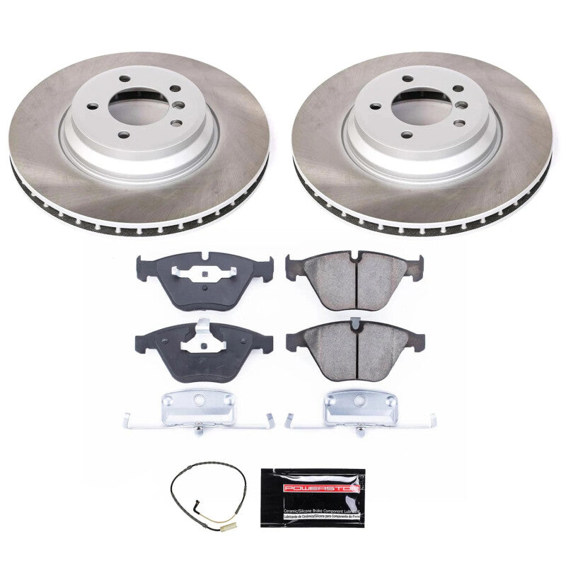PowerStop Power Stop 07-08 BMW 335xi Front Semi-Coated Rotor Kit SC3015 SC3015 Photo - Primary
