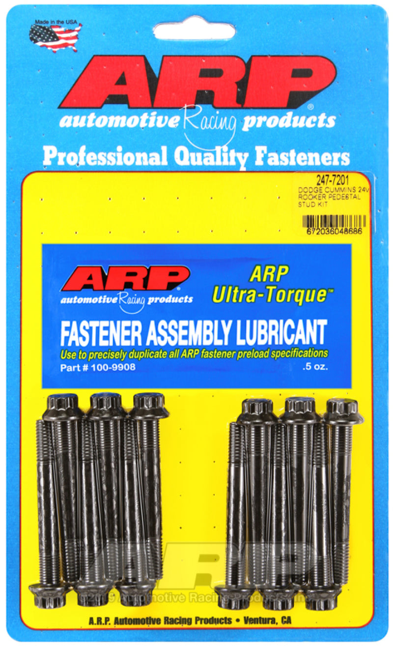 ARP Rocker Pedestal Stud Kit for Dodge Cummins 24V 247-7201 Photo - Primary