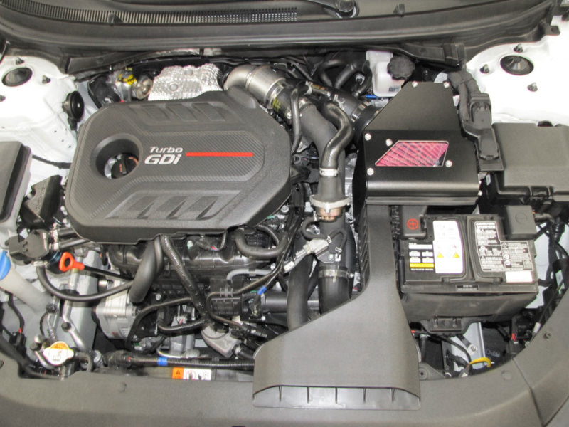 AEM Induction AEM 19-20 Hyundai Sonata L4-2.0L F/I Turbo Cold Air Intake 21-876C 21-876C Photo - Mounted