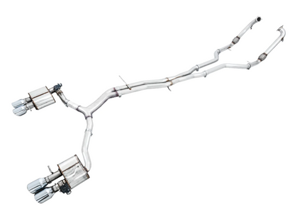 AWE Tuning Audi B9 S5 Sportback SwitchPath Exhaust - Non-Resonated (Silver 102mm Tips) 3025-42042 3025-42042 Photo - Primary