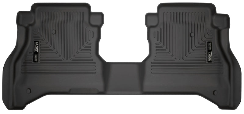 Husky Liners 20-21 Jeep Gladiator Crew Cab WeatherBeater 2nd Seat Black Floor Liners 14881 14881 Photo - Primary