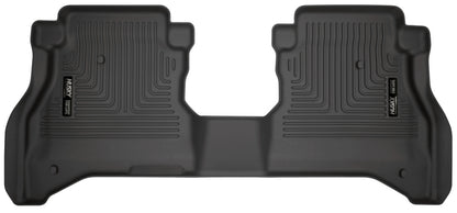 Husky Liners 20-21 Jeep Gladiator Crew Cab WeatherBeater 2nd Seat Black Floor Liners 14881 14881 Photo - Primary