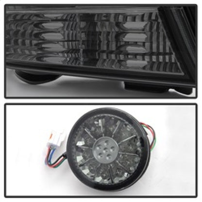 Spyder 01-03 Lexus IS300 LED Tail Lights w/Inner Trunk Lights - Smoke (ALT-YD-LIS300-LED-SET-SM) 5085054 5085054 Photo - Unmounted