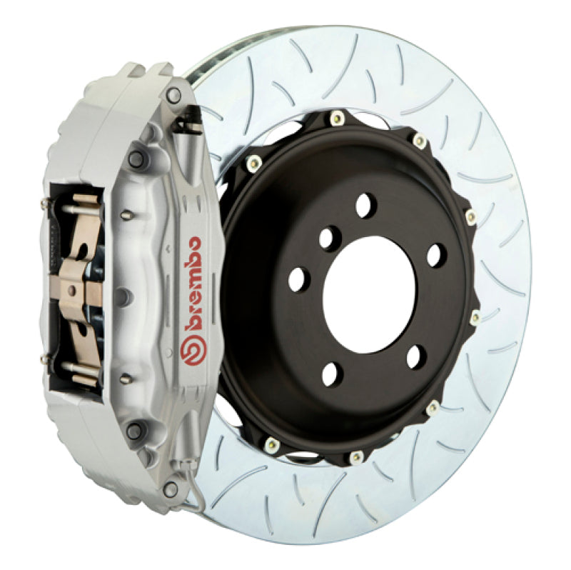 Brembo 80-89 930 Front GT BBK 6 Piston Cast 355x32 2pc Rotor Slotted Type-3-Silver 1M3.8071A3