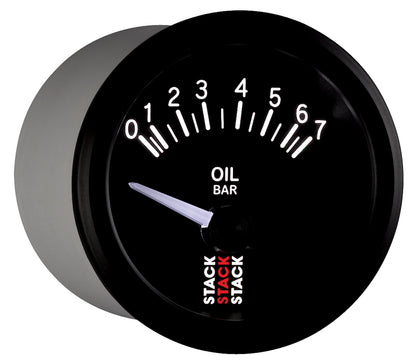 Autometer Stack 52mm 0-7 Bar M10 (M) Electric Oil Pressure Gauge - Black ST3201 ST3201 User 6