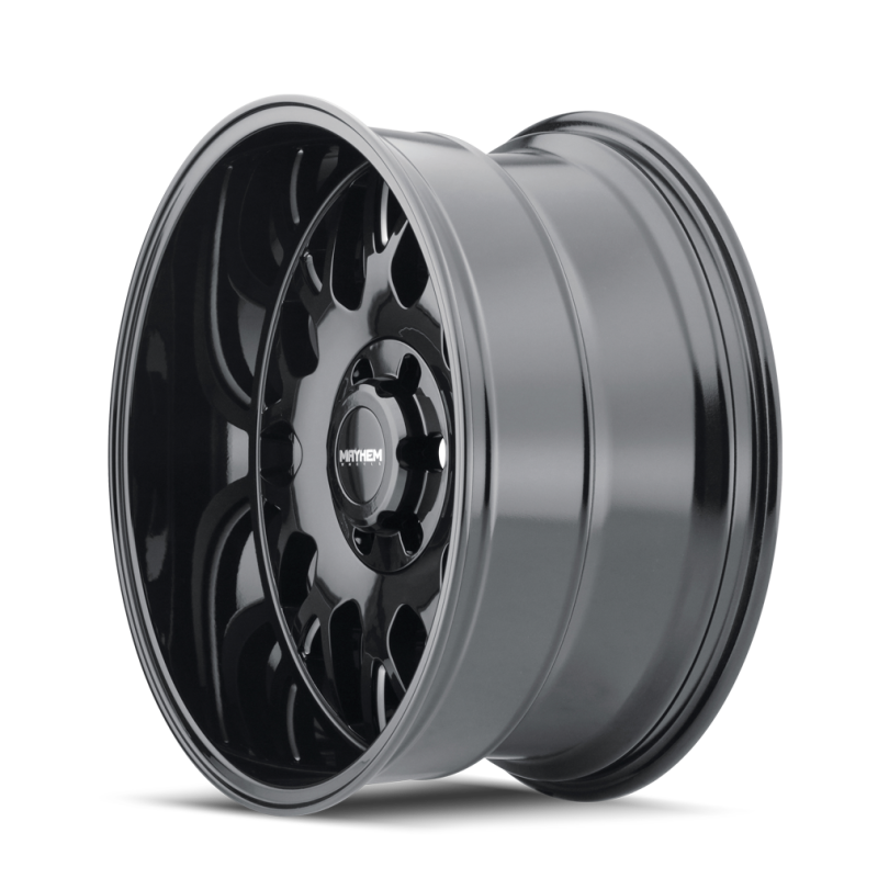 Mayhem 8110 Tripwire 20x10 / 8x170 BP / -19mm Offset / 130.8mm Hub Black w/ Milled Spokes Wheel 8110-2170BM 8110-2170BM Photo - Primary