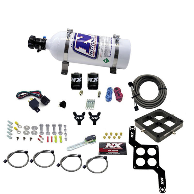 Nitrous Express Dominator Billet Crossbar Pro-Power Nitrous Kit (100-500HP) w/5lb Bottle 60547-05 60547-05 Photo - Primary