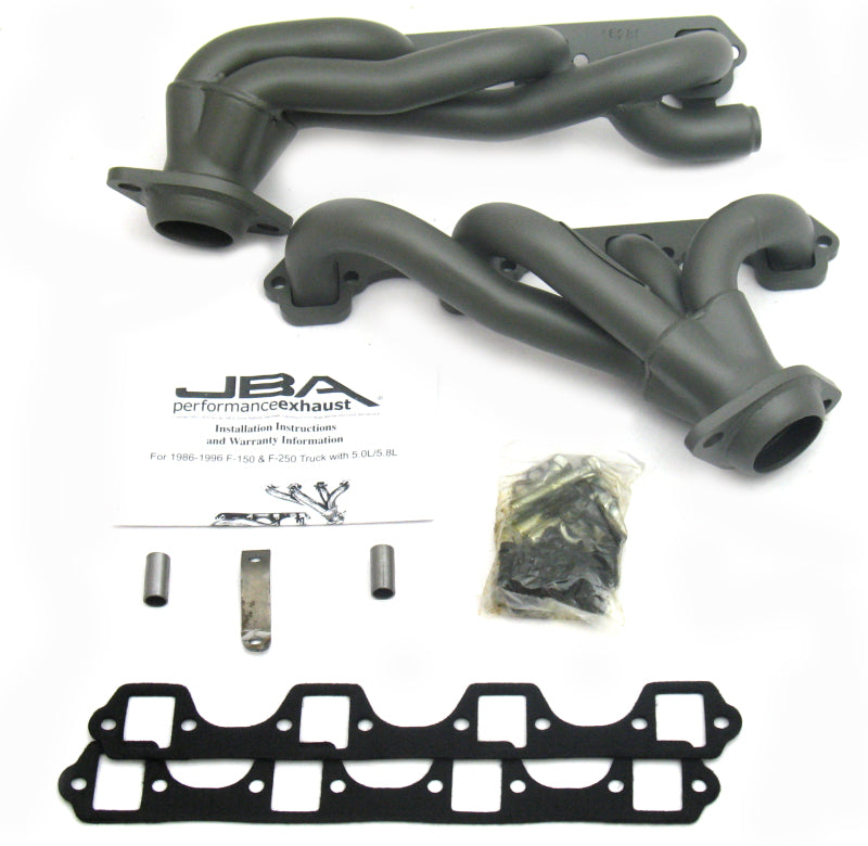 JBA 87-96 Ford F-150 5.8L SBF 1-5/8in Primary Ti Ctd Cat4Ward Header 1628SJT 1628SJT Photo - Primary