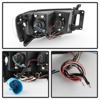 Spyder Dodge Ram 1500 02-05/Ram 2500 03-05 Projector Headlights LED Halo LED Chrm PRO-YD-DR02-HL-C 5009982 5009982 User 1