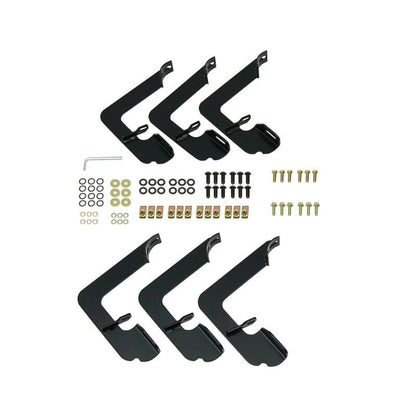 Westin 2014-2018 Chevy Silverado 1500 Dbl Cab (Rocker Mount) E-Series 3 Nerf Step Bars - SS 23-3710 23-3710 Photo - Unmounted