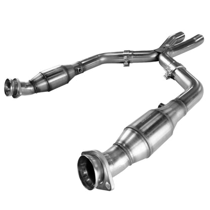 Kooks 05-10 Ford Mustang GT 4.6L 3V Auto/Manual 3in x 2 1/2in OEM Exhaust GREEN Cat X Pipe 11313310 11313310 Photo - Close Up