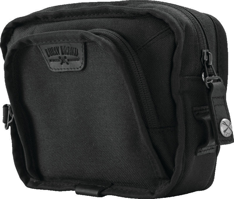 Burly Brand Handlebar Bag - Black B15-1012B B15-1012B Photo - Primary
