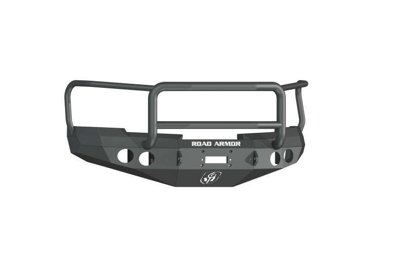 Road Armor 08-13 Chevy 1500 Stealth Front Winch Bumper w/Lonestar Guard - Tex Blk 37705B 37705B Photo - Primary