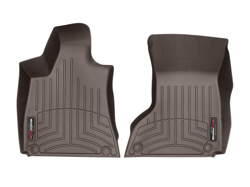 WeatherTech 2016+ Maserati Quattroporte Front FloorLiner - Cocoa (2 Grommet Style) 478821 478821 Photo - Unmounted
