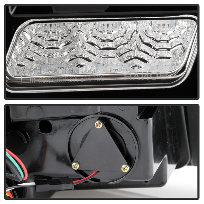Spyder 10-12 Ford Mustang Red Light Bar LED Sequential Tail Lights - Blk ALT-YD-FM10-RBLED-BK 5085092 5085092 Photo - Unmounted