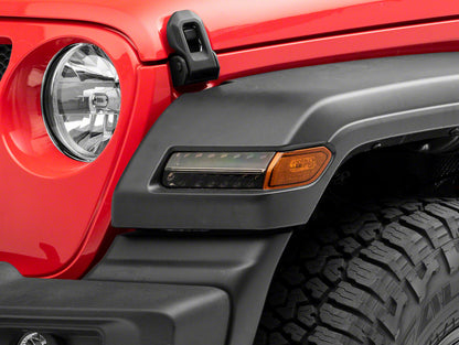 Raxiom 18-23 Jeep Wrangler JL Sport Axial Series SEQL LED Parking/Turn Signal Lights- Smoked J155019-JL J155019-JL Photo - Primary