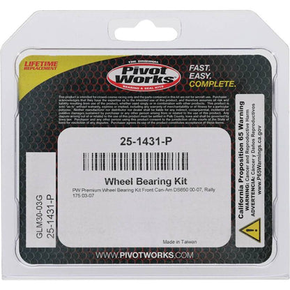 Pivot Works Can-Am Wheel Bearing Kit Premium Bearings 25-1431-P 25-1431-P Photo - Primary