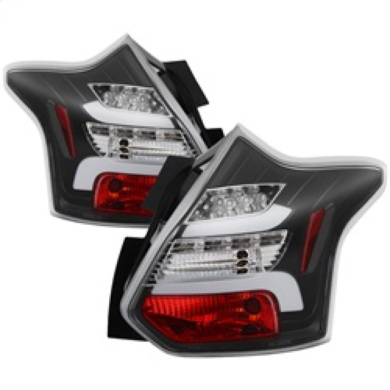Spyder 12-14 Ford Focus 5DR LED Tail Lights - Black (ALT-YD-FF12-LED-BK) 5085139 5085139 Photo - Primary
