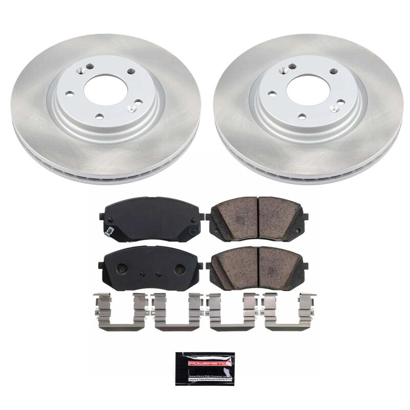 PowerStop Power Stop 16-20 Kia Optima Front Semi-Coated Rotor Kit SC7353 SC7353 Photo - Primary
