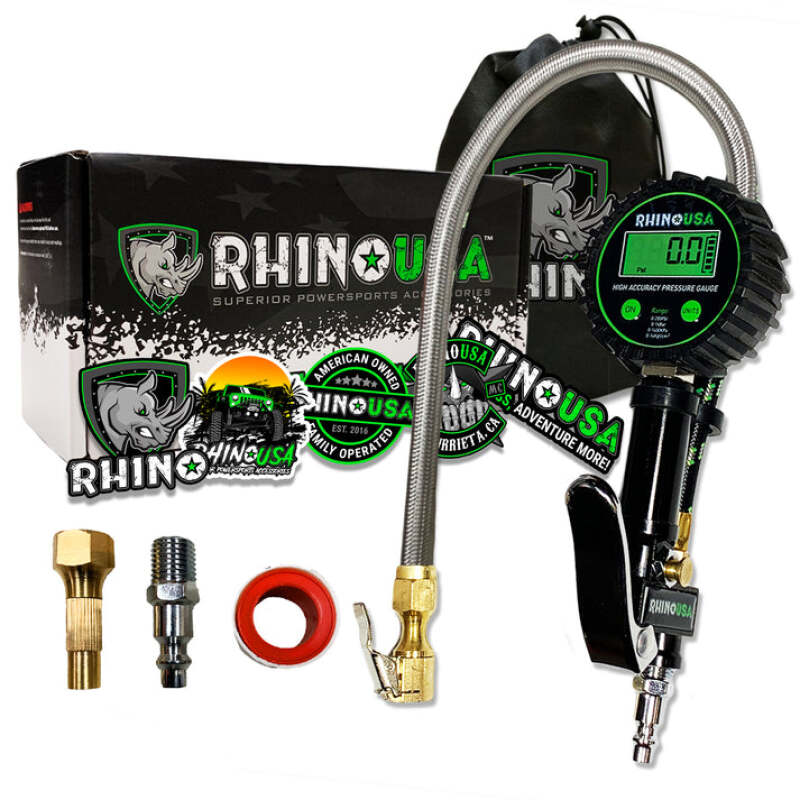 Rhino USA 200 Psi Digital Tire Inflator Gauge RGAUGE-0200 RGAUGE-0200 Photo - Primary