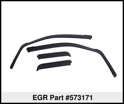 EGR 04+ Ford F/S Pickup Extended Cab In-Channel Window Visors - Set of 4 (573171) 573171 573171 Thumbnail