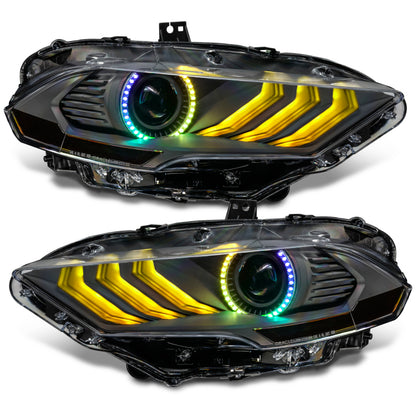 ORACLE Lighting 18-23 Ford Mustang Dynamic ColorSHIFT LED Headlights - Black Series 8204-332 8204-332 Photo - out of package
