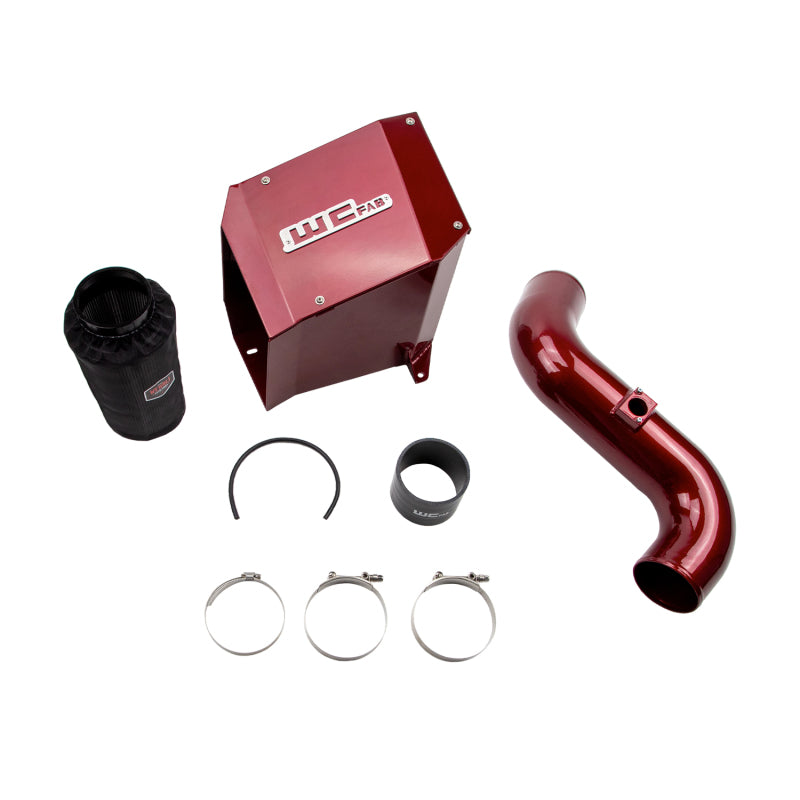 Wehrli 06-07 Duramax LBZ 4in. Intake Kit w/ Air Box - Red WCF100192-Red