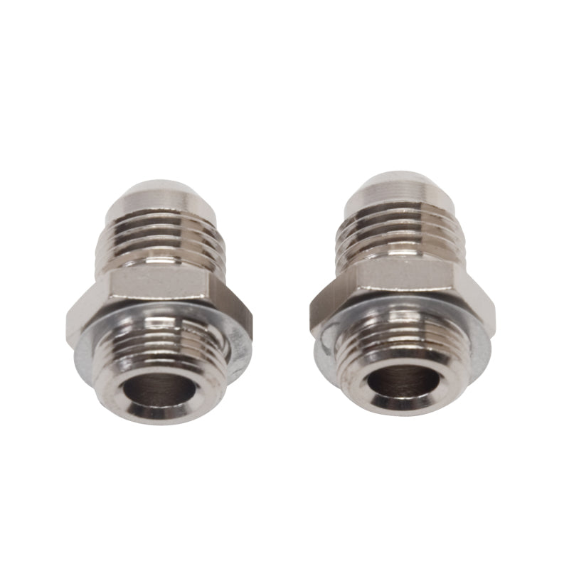 Russell -6 AN Holley Single Feed Carb Adapter Fitting (Endura Finish) 640201 Photo - Primary