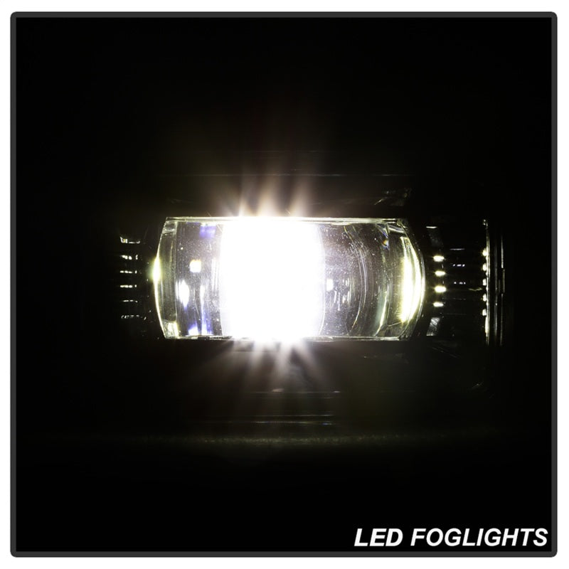 Spyder 15-18 Ford F-150 / 17-18 Ford F-250/F-350 Full LED Fog Lights - w/o Switch (FL-LED-PRO-4) 9043277 9043277 Photo - Unmounted