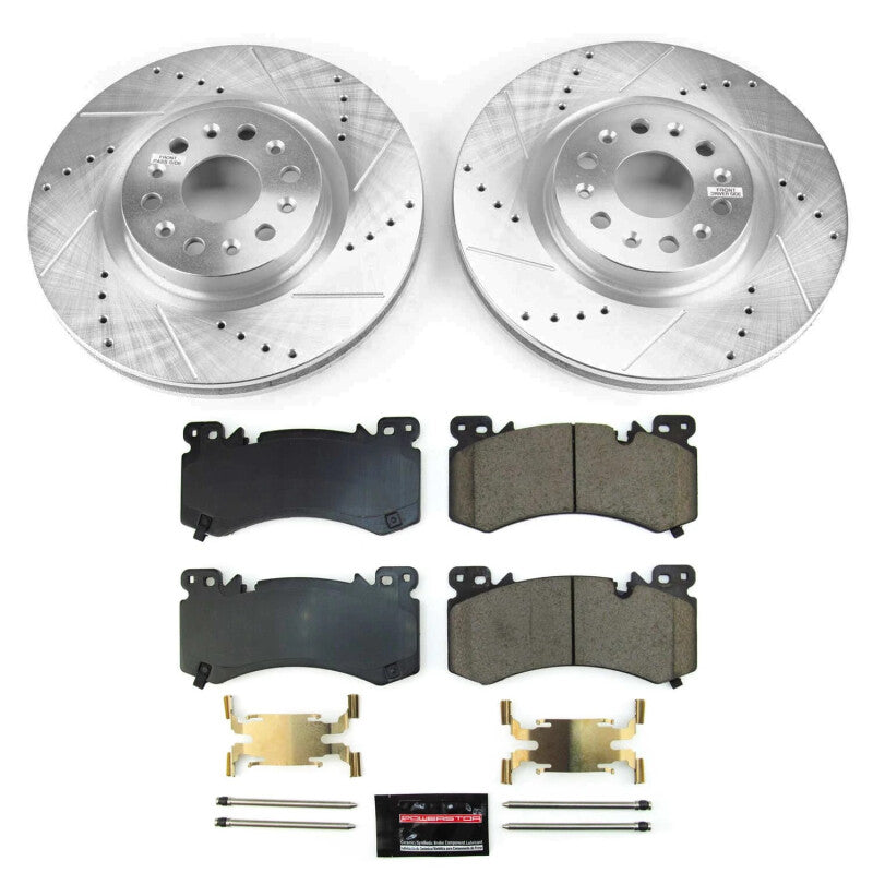 PowerStop Power Stop 2022 Cadillac XT6 Front Z23 Evolution Brake Kit K9076 K9076 Photo - Primary