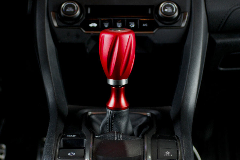 Mishimoto Shift Boot Retainer/Adapter M12x1.25 - Silver MMSK-RET-12125SL MMSK-RET-12125SL Photo - Mounted