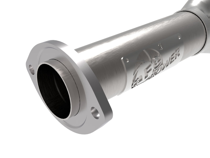 aFe Toyota Tacoma 16-17 V6-3.5L Twisted Steel Y-Pipe w/ Cat 48-46011-RC 48-46011-RC Photo - Close Up