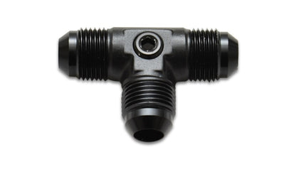Vibrant Male AN Flare Tee Fitting with 1/8" NPT Port; Size: -8AN 16548 Photo - Primary