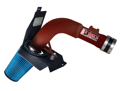 Injen 2015 Subaru STi 2.5L 4 Cyl (Turbo) Wrinkle Red Cold Air Intake SP1206WR Photo - Primary