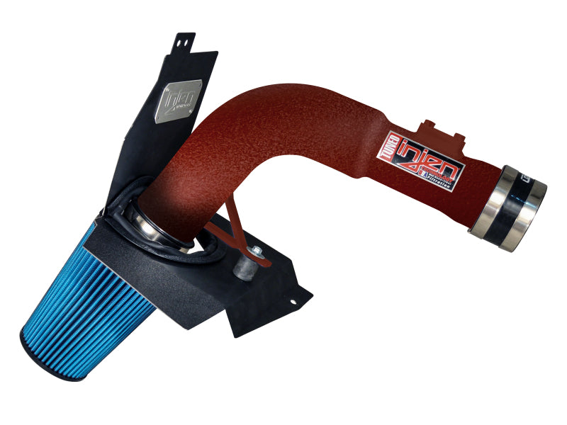 Injen 2015 Subaru STi 2.5L 4 Cyl (Turbo) Wrinkle Red Cold Air Intake SP1206WR Photo - Primary