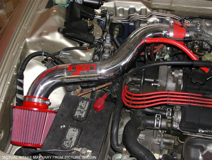 Injen 90-93 Integra Fits ABS Polished Short Ram Intake IS1400P Photo - Mounted