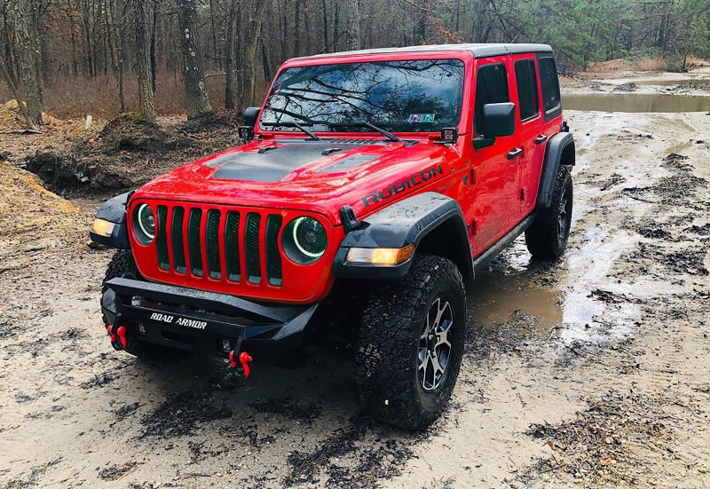 ORACLE Lighting Oracle Oculus Bi-LED Projector Headlights for Jeep JL/Gladiator JT - Matte Black - 5500K 5839-504 5839-504 Photo - lifestyle view