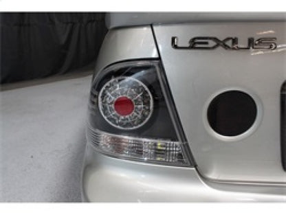 Spyder Lexus IS 300 01-05 LED Tail Lights Black ALT-YD-LIS300-LED-BK 5005809 5005809 Photo - Mounted