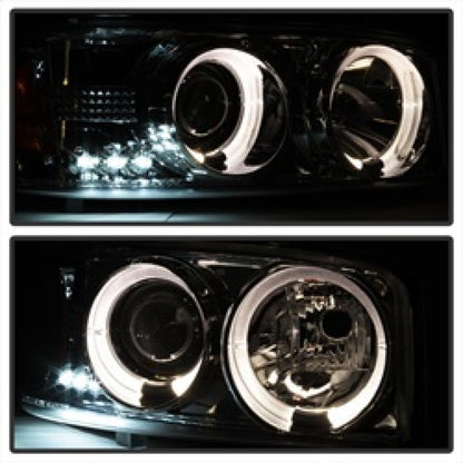 Spyder GMC Sierra 1500/2500/3500 99-06 Projector Headlights LED Halo LED Smoke PRO-YD-CDE00-HL-SMC 5009371 5009371 Photo - Unmounted