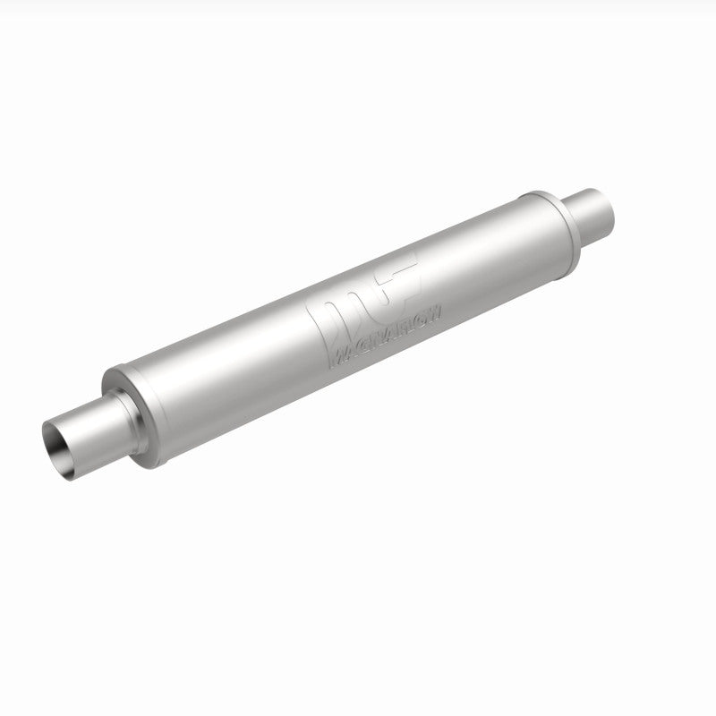 MagnaFlow 4" Round Center/Center Straight Through Performance Muffler 10435 360 Degree Image Set