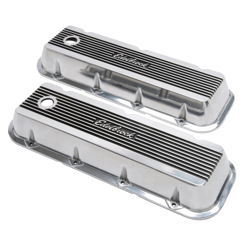 Edelbrock Elite II Valve Covers For Chevy Big-block V8 1965 & Later 4275 Photo - out of package