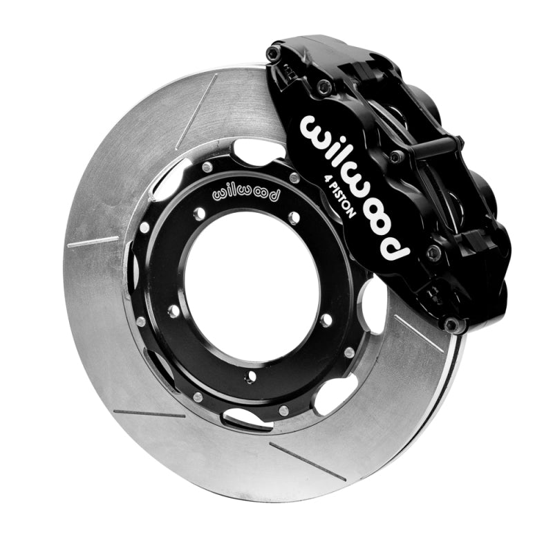 Wilwood 69-89 Porsche 911 Front Superlite Brake Kit 3.5in MT Slotted Face - Black 140-16947